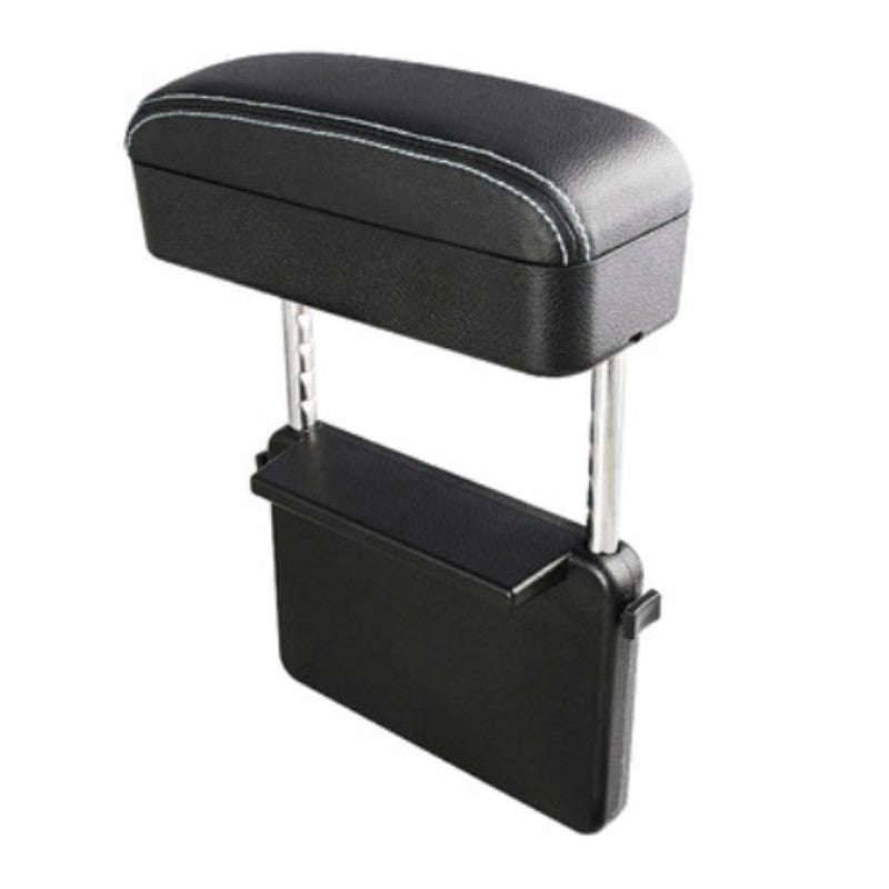 Skorter | 3-in-1 Universal Adjustable Car Armrest Storage Box, with Arm Support, Wireless Charging & Item Storage, for Long Distance Drive (1PC)