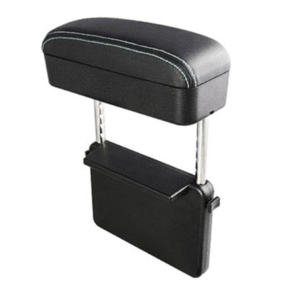 Skorter | 3-in-1 Universal Adjustable Car Armrest Storage Box, with Arm Support, Wireless Charging & Item Storage, for Long Distance Drive (1PC)