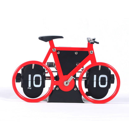 Skorter | Retro Style Bicycle Shaped Flip Down Clock, for Home & Office