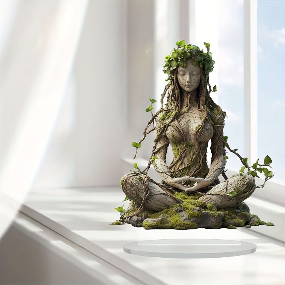 Skorter | 2D Bohemian Goddess Statue Acrylic Decorative Sculpture