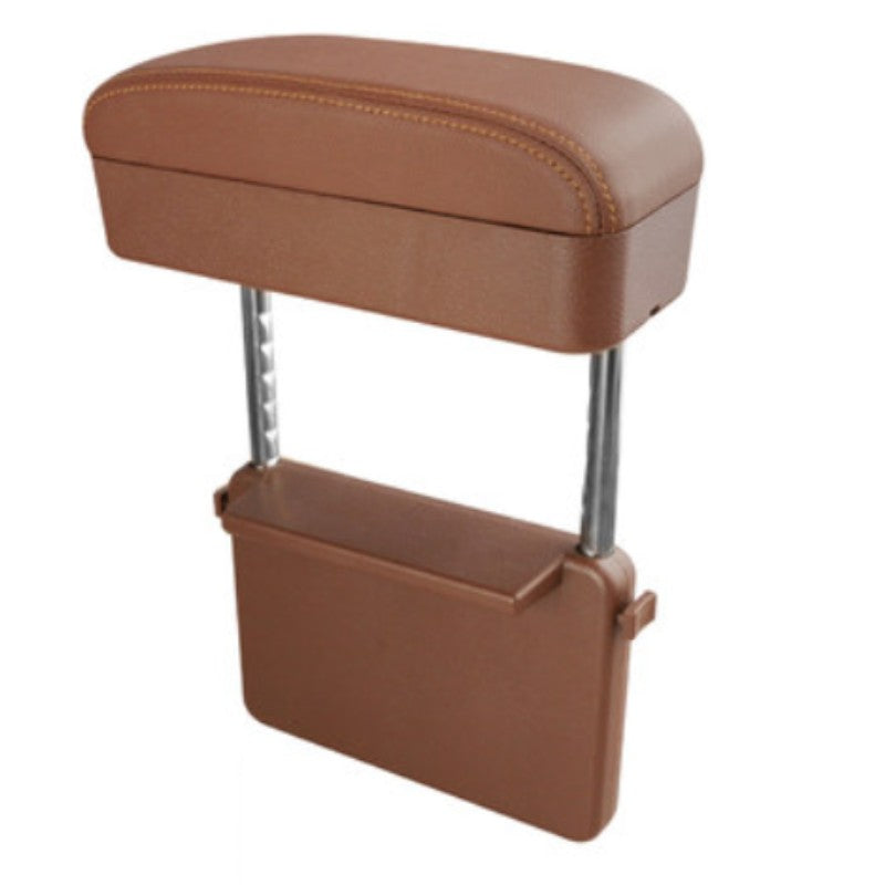 Skorter | 3-in-1 Universal Adjustable Car Armrest Storage Box, with Arm Support, Wireless Charging & Item Storage, for Long Distance Drive (1PC)