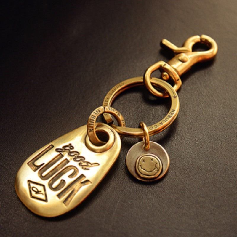 Skorter | Customized Good Luck Birthday Keychain, with Embedded Date of Birth, Best Gift for Friend, Brother, Sister, Christmas, Valentine, Graduation & More