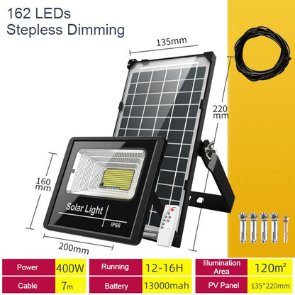 Skorter | Outdoor Solar Light, with Remote Control, 7 Modes & IP66 Waterproof, for Your Garden, Yard, Pathway, Driveway & Home