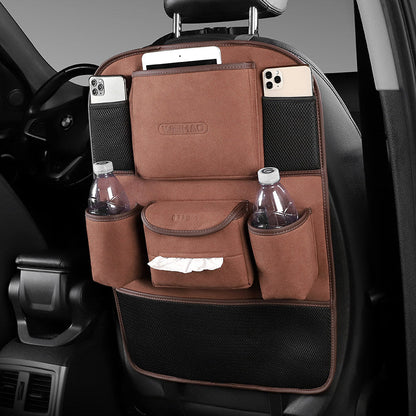 Skorter | Universal Multifunction Car Seat Organizer, for Beverages, Books, Tablets, Snacks & More
