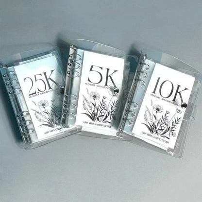 Skorter | 12-Month Envelopes Money-Saving Challenges Binder