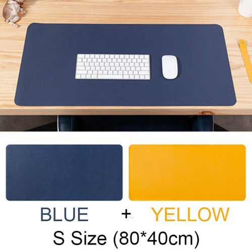 Skorter | Double-sided Large Waterproof PU Leather Desk Mat, for Office and Home