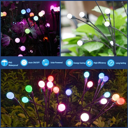 Skorter | Solar Garden LED Firefly Plug Light