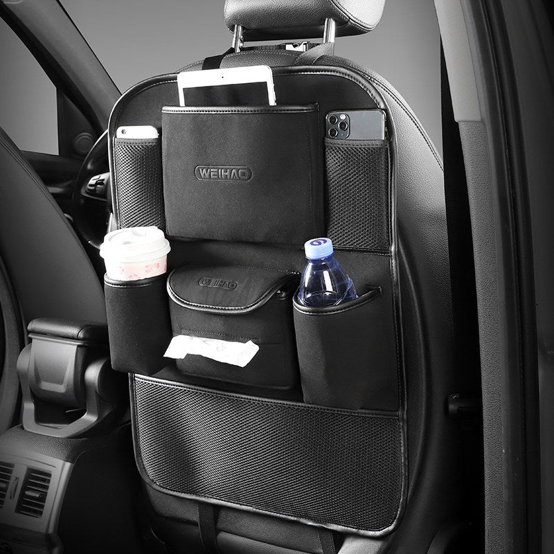 Skorter | Universal Multifunction Car Seat Organizer, for Beverages, Books, Tablets, Snacks & More