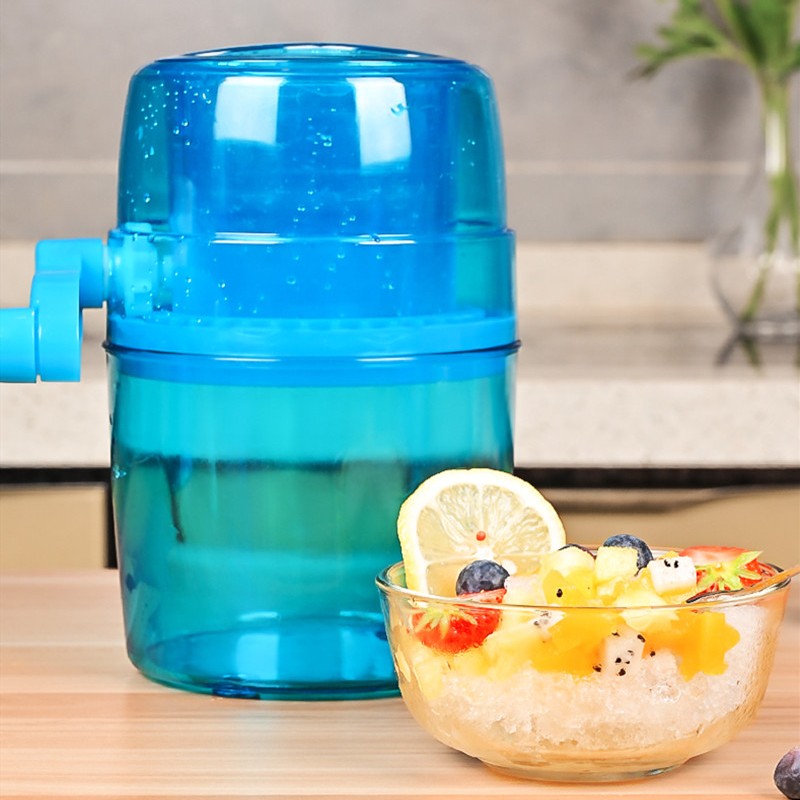 Skorter | Double Blades Hand-cranked Ice Shaver, for Fast Crushing, Fun and Easy Iced Treat