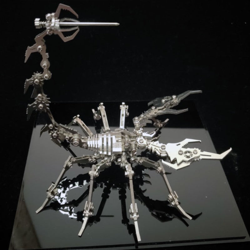 Skorter | 3D Scorpion Stainless Steel DIY Metal Building Blocks, for Fun, Gift & Display