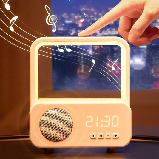 Skorter | 3-in-1 Rechargeable Bluetooth Speaker with Clock & Dimmable Colorful Light