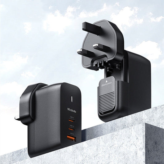 Skorter | 65W Phone Charger with 2 USB-C & 1 USB-A Ports, for Phone & Laptop