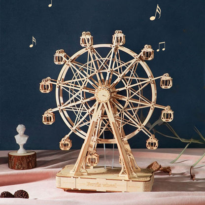 Skorter | 3D DIY Music Wooden Puzzle Sky Wheel, for Adults and Teens