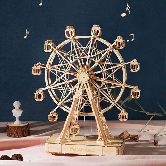 Skorter | 3D DIY Music Wooden Puzzle Sky Wheel, for Adults and Teens