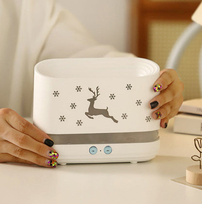 Skorter | Elk Flame Air Humidifier Diffuser Quiet Household Atmosphere Lamp