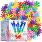 Skørter | 100 Pieces Building Plates Set - Multicolored Interlocking Building Blocks