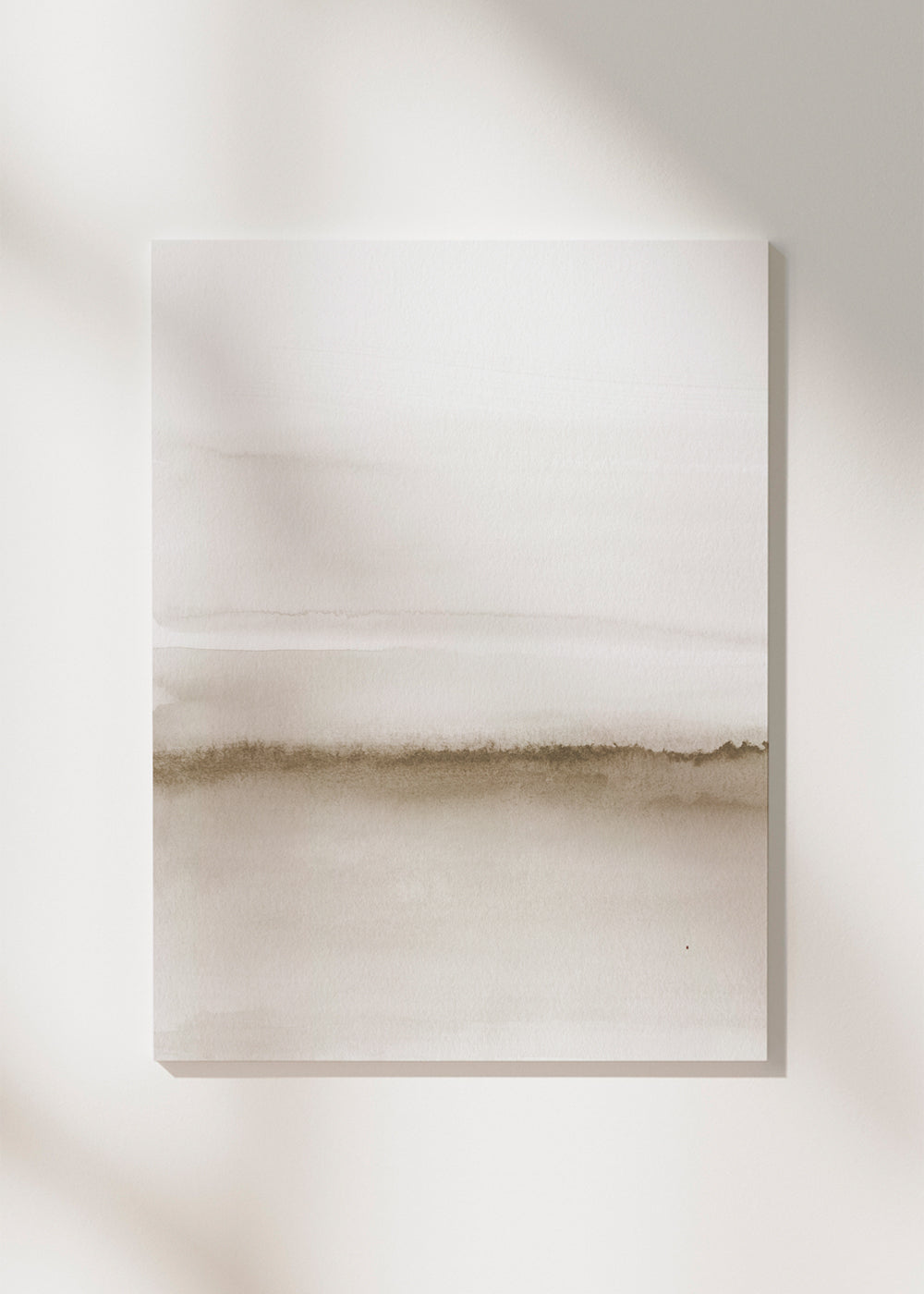 Skorter | Canvas Watercolor Landscape N 47 Beige shades 1/2