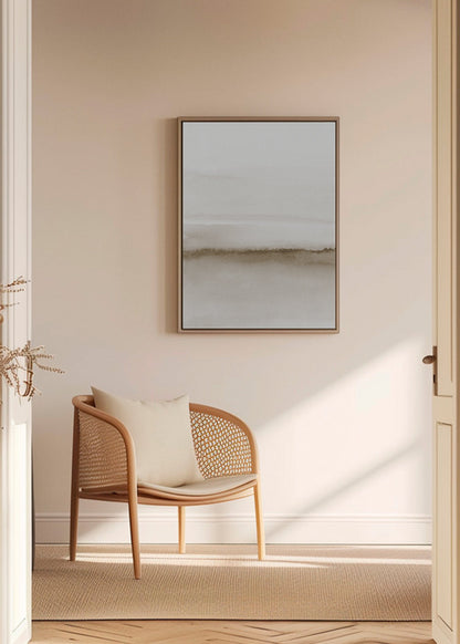 Skorter | Canvas Watercolor Landscape N 47 Beige shades 1/2