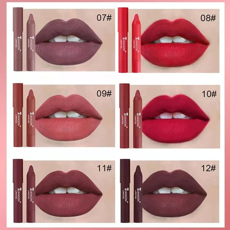 Skorter | 12 Colors Matte Lipstick Pencil