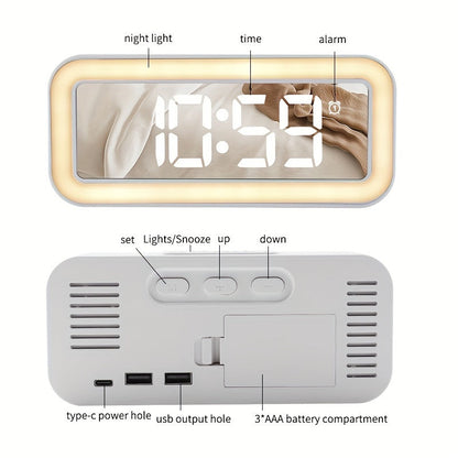 Skorter | MirrorTime - Digital Clock with Mirror Display