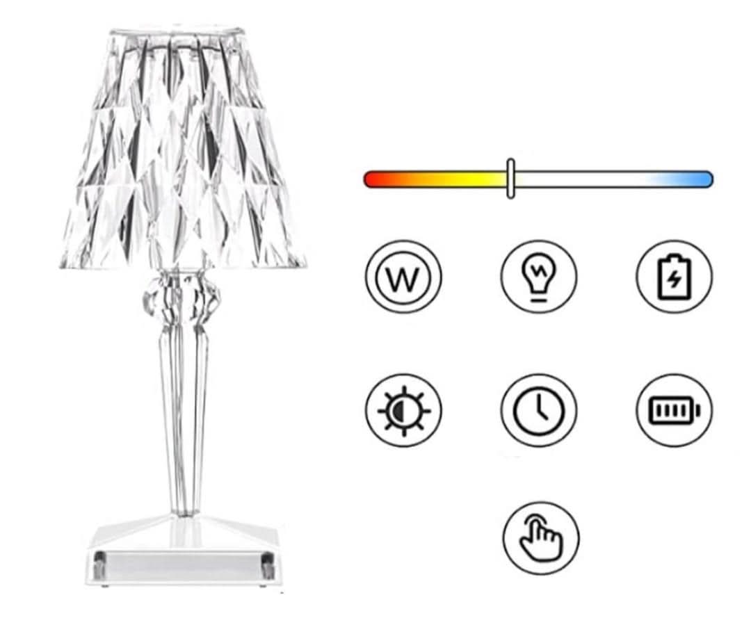 Skorter | Crystal Table Lamp