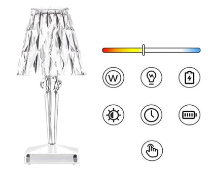 Skorter | Crystal Table Lamp