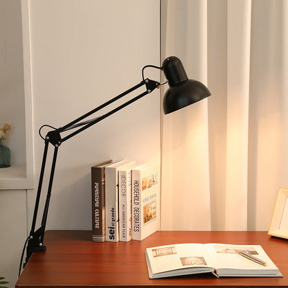 Skorter | Modern minimalist retractable table lamp with long arm and clip made of ABS with 1 light for the bedroom