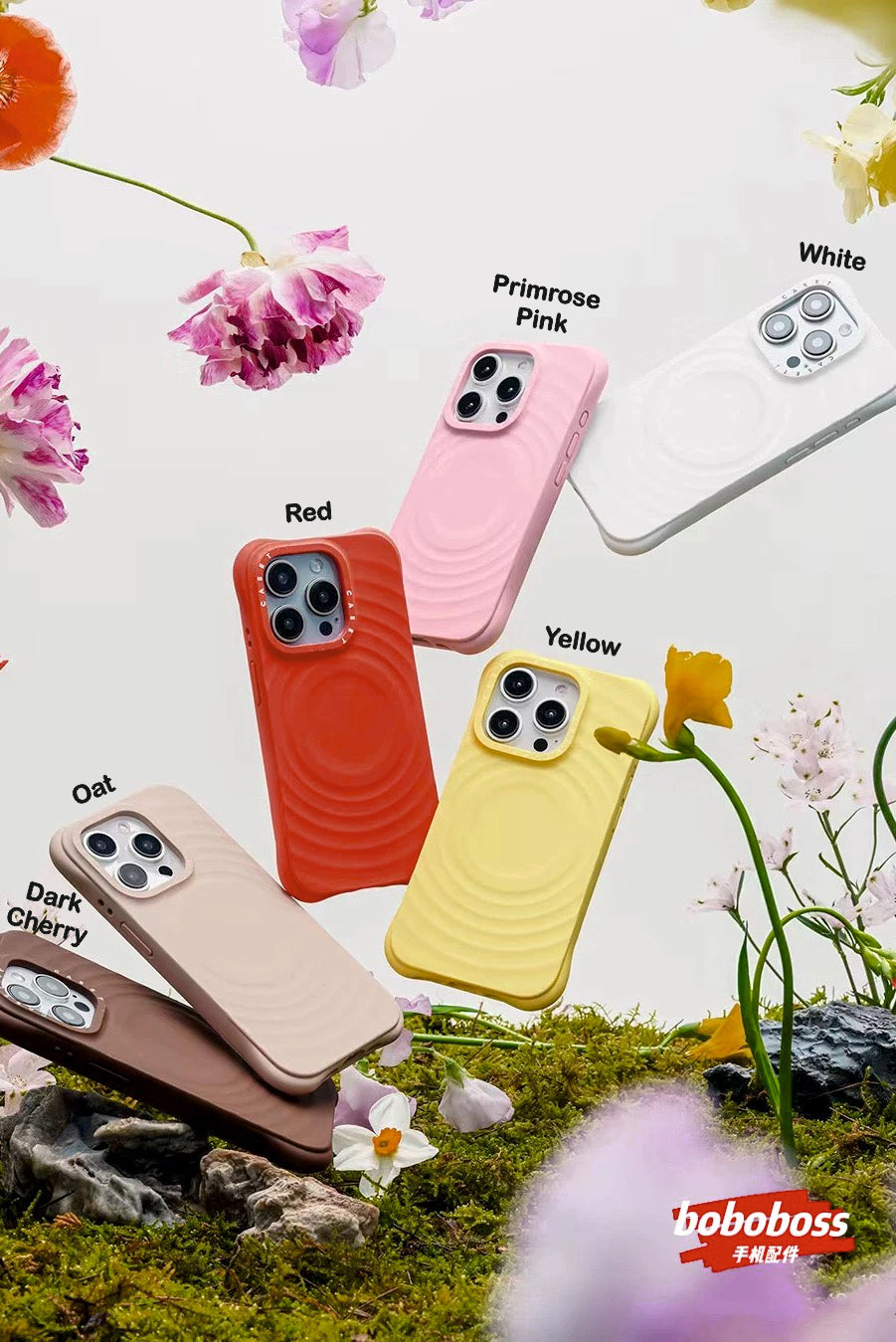 Skorter | Ripple Texture iPhone Case - Bloom Colors