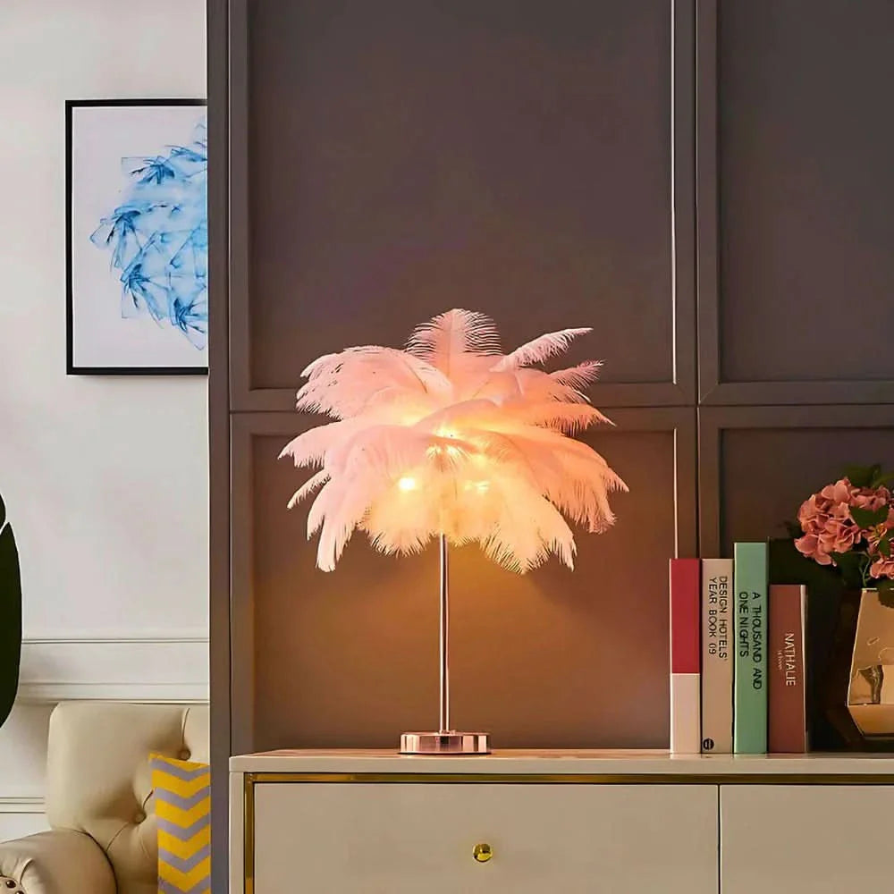 Skorter | LumaPalm Feather Palm Tree Lamp