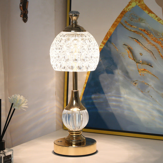 Skorter | Modern Creative Pineapple Metal Acrylic USB LED Table Lamp for Bedroom