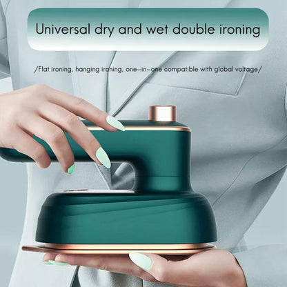 skorter | 2-In-1 Portable Handheld Rotating Garment Steamer