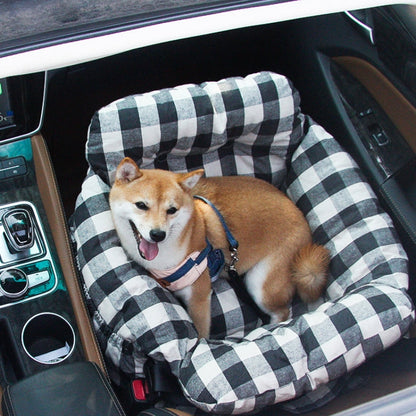 Skorter | ComfyRide | Dog Car Seat Bed – Safe, Soft & Travel-Friendly Pet Carrier