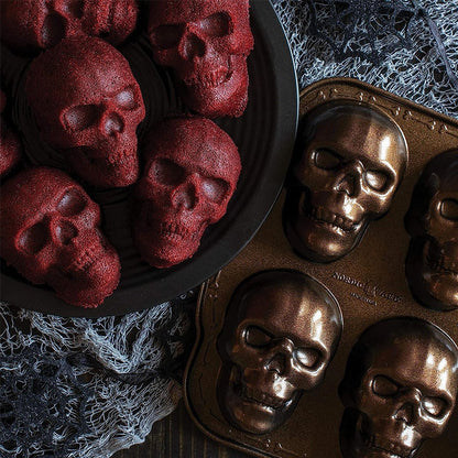 skorter | 3d Skull-Shape - Aluminum Bakeware