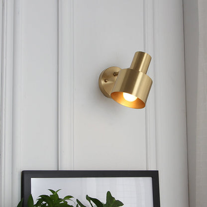 Skorter | Modern minimalist gold metal wall lamp