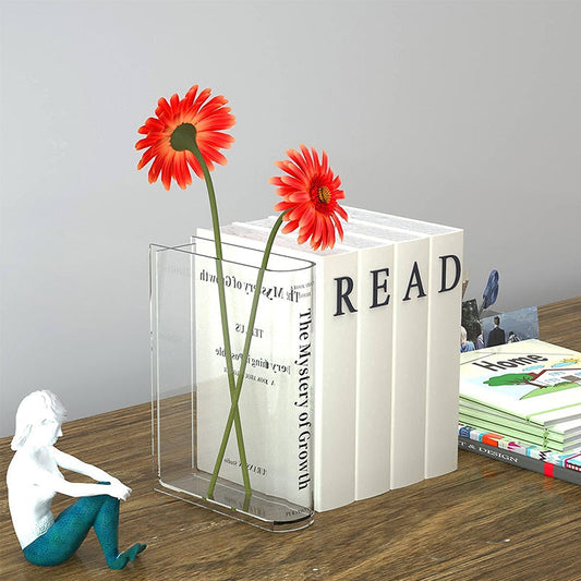 skorter | Book-shaped Acrylic Vase