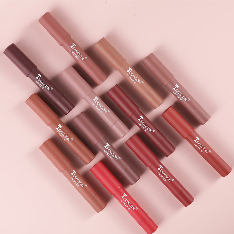 Skorter | 12 Colors Matte Lipstick Pencil