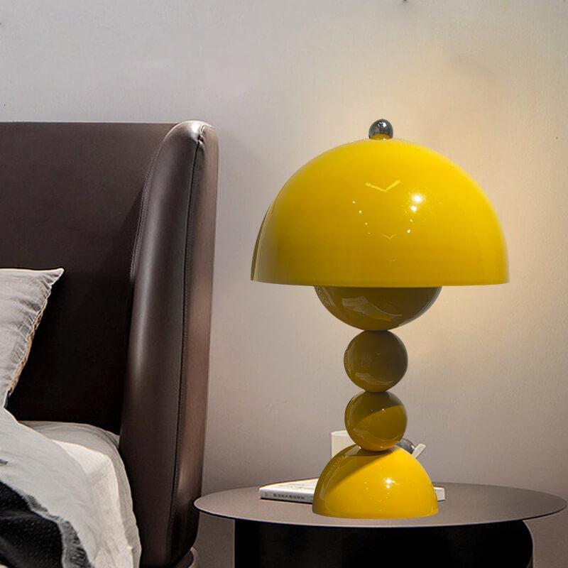 Skorter | Modern Luxury Table Lamp made of Green Pumpkin Ceramic with 1 Light – Ideal for Night/Living Room/Bedroom/Office