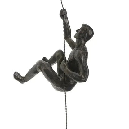 Skorter | Climbing Man Wall Sculpture Set – Modern Resin Art
