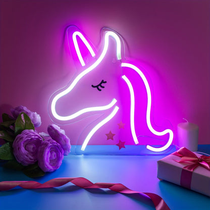 Skorter | NeonMagic - Pink Mythical Creature LED Wall Lamp