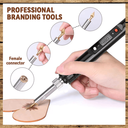 Skorter | 26 Letters Copper Mold —DIY Wood Burning/Carving Set