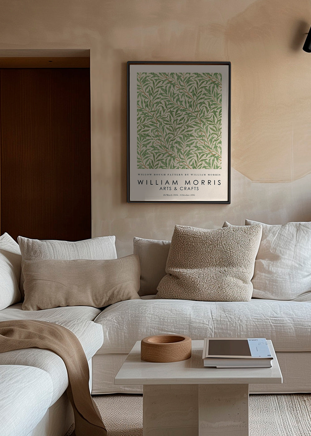 Skorter | Canvas Willow Bough pattern by William Morris Exhibition