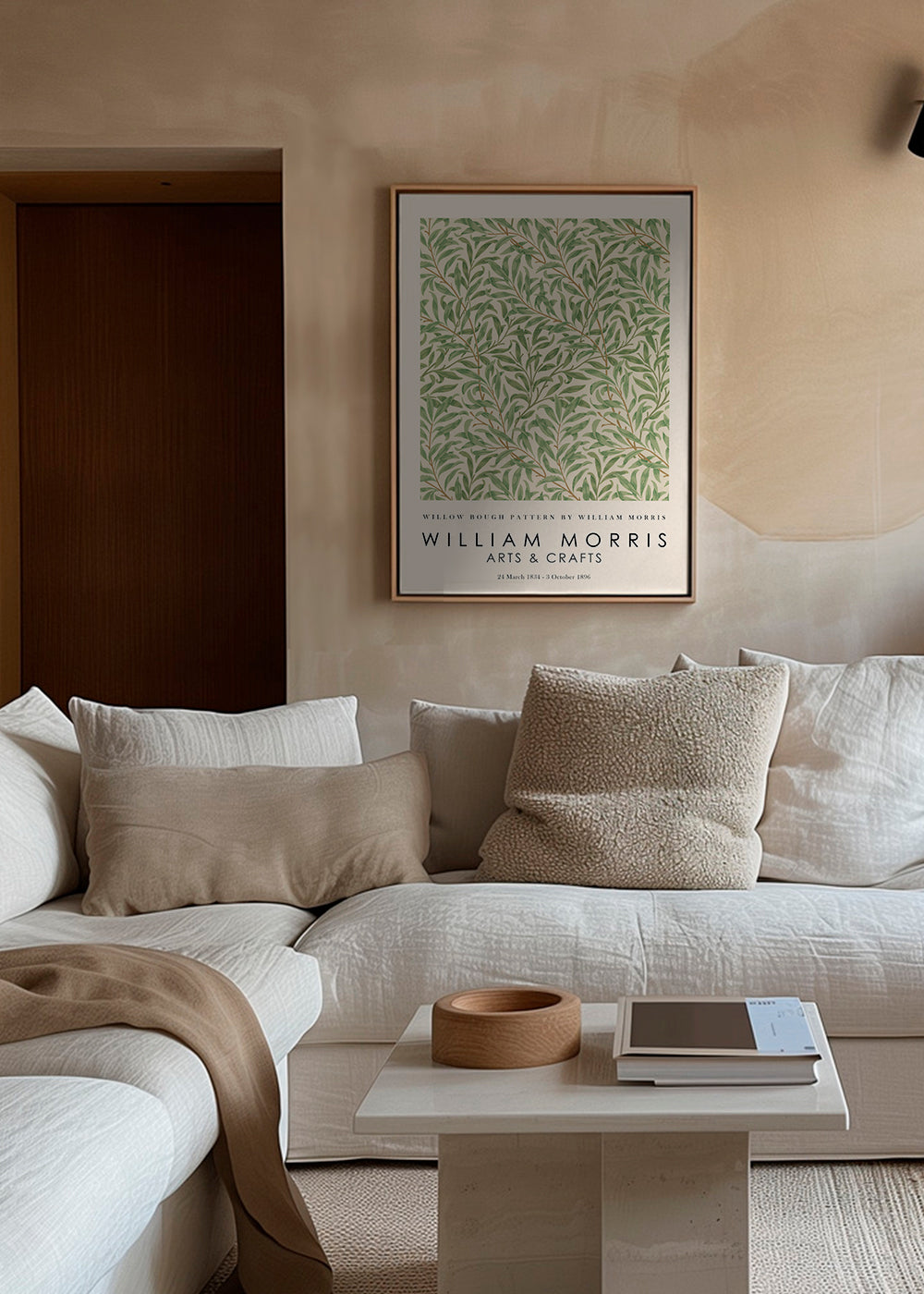 Skorter | Canvas Willow Bough pattern by William Morris Exhibition