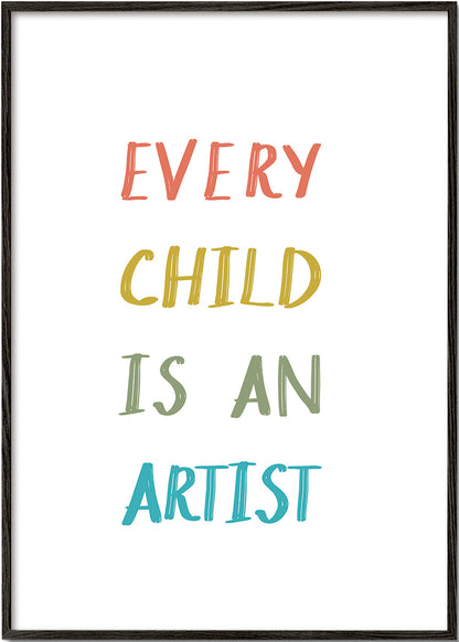 Skorter | Every child is an artist quote