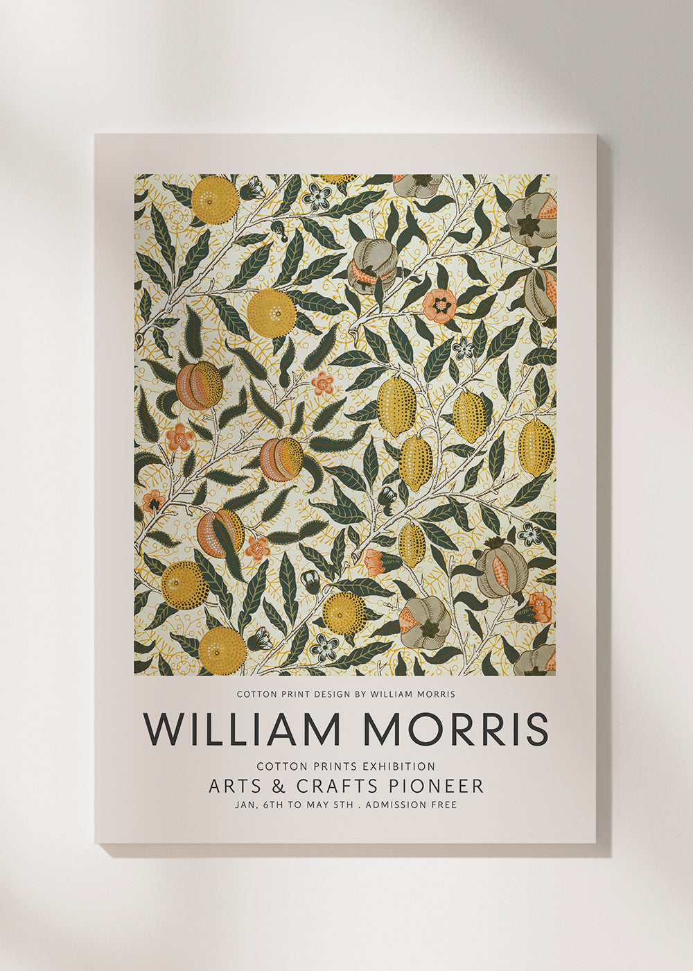 Skorter | Canvas William Morris Fire Fruits Pattern II