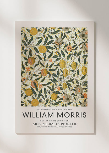 Skorter | Canvas William Morris Fire Fruits Pattern II