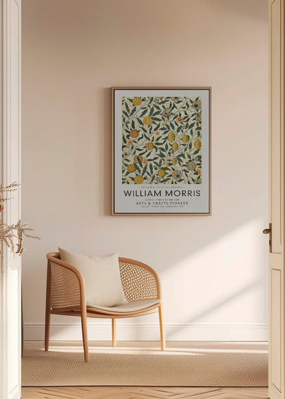 Skorter | Canvas William Morris Fire Fruits Pattern II