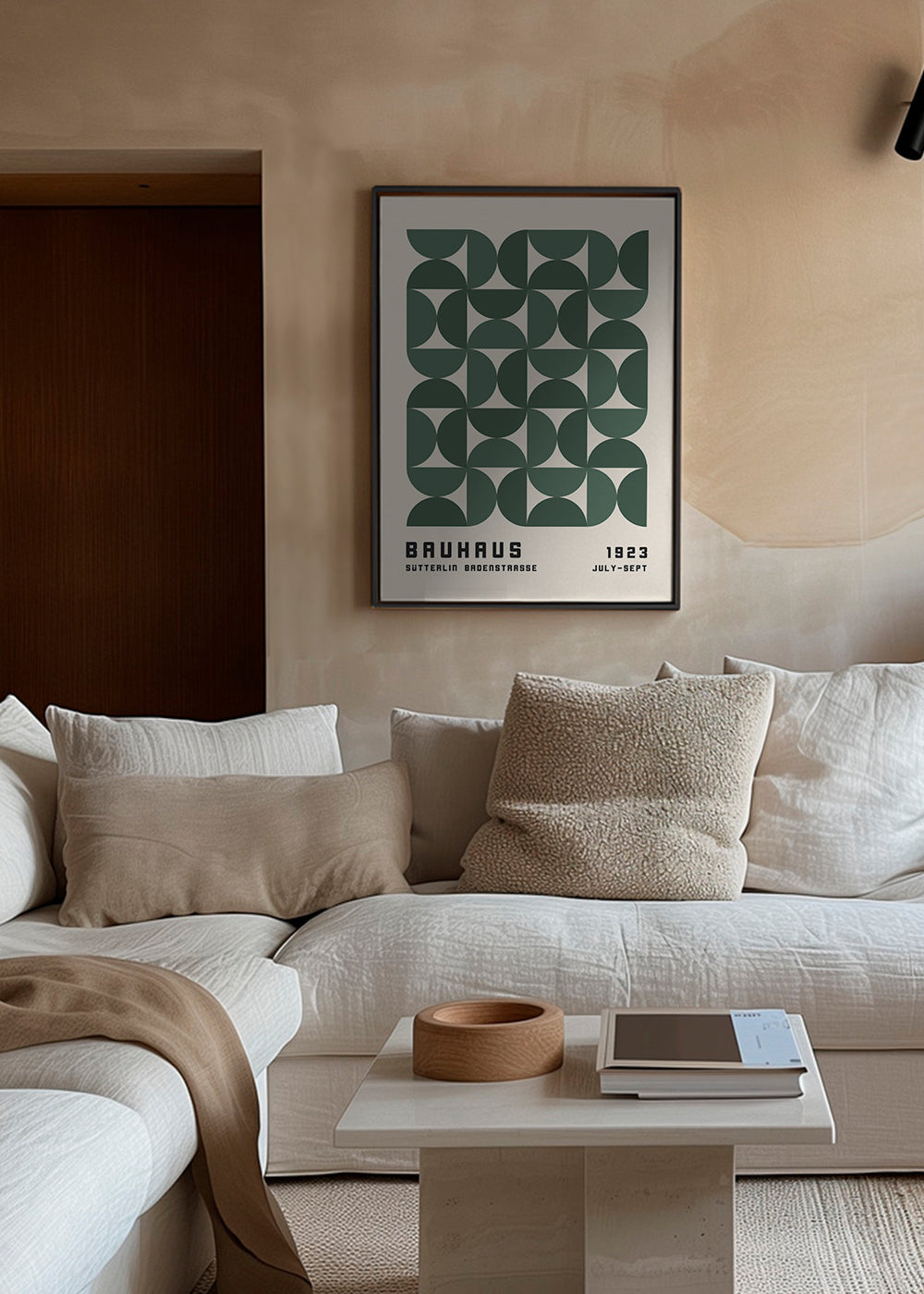 Skorter | Canvas Bauhaus Green Exhibition Poster