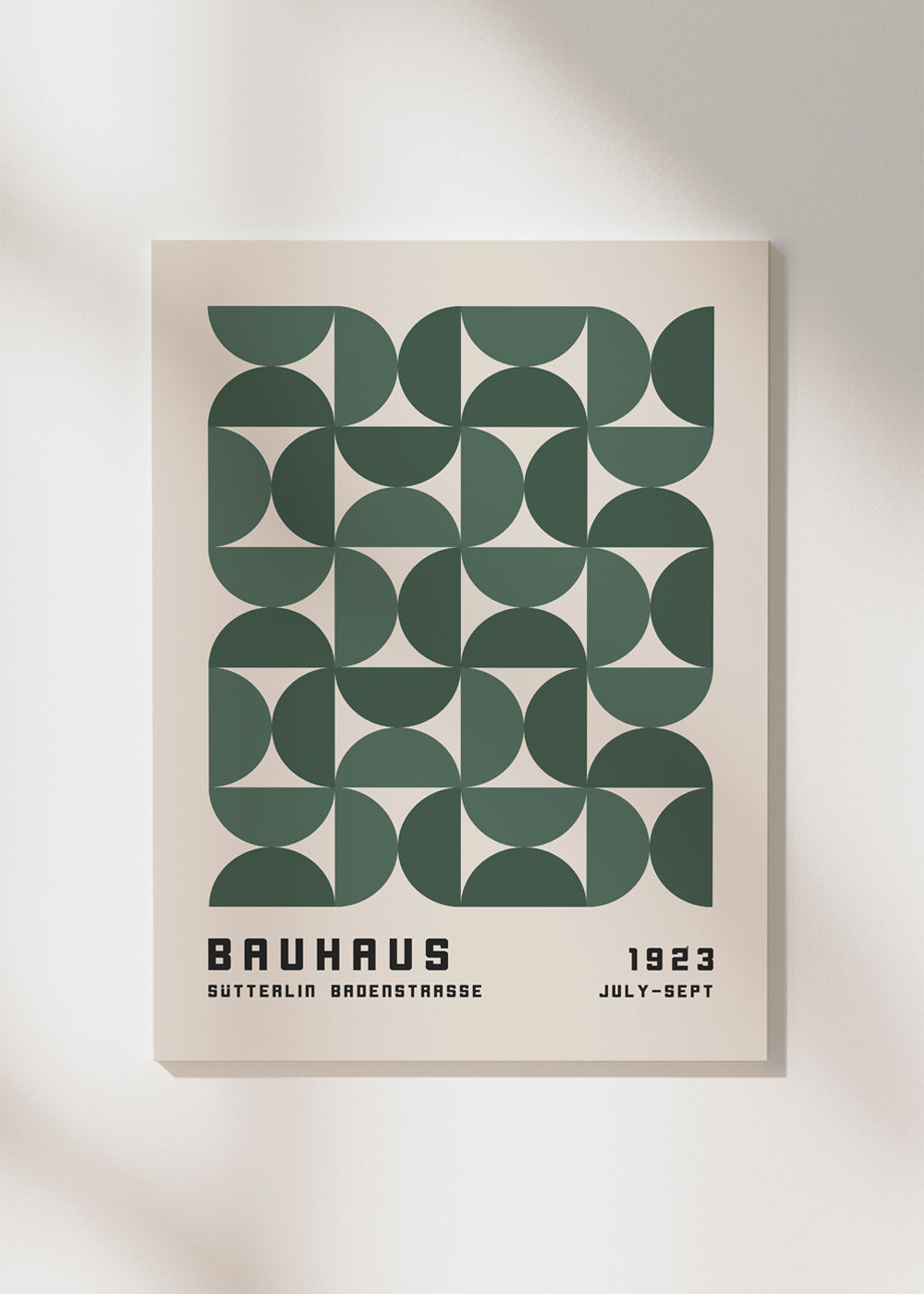 Skorter | Canvas Bauhaus Green Exhibition Poster