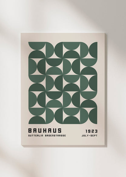 Skorter | Canvas Bauhaus Green Exhibition Poster