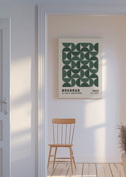 Skorter | Canvas Bauhaus Green Exhibition Poster